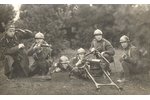 открытка, Артиллерия, Латвийская республика, 20-30е годы 20-го века, 5 шт....