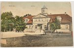 открытка, Валка, Ратушная площадь, 1916 г., 9 x 14 см...