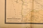карта, Карта пароходныхъ сообщенiй, железныхъ и почтовыхъ дорогъ Россiйской имперiи, 1898 г., 80 x 1...