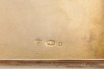 коробочка, серебро, модерн, 84 проба, 203 г, 1908-1912 г., Киев, Российская империя, 7 x 10.5 x 1.5...