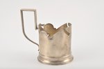 tea glass-holder, silver, 84 standard, 93 g, 1908, Moscow, Russia, master A.Karpov...