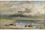 Крейцс Станислав (1909-1992), Морской пейзаж, картон, масло, 44.5 х 59.5 см...