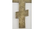 Krucifikss, vara sakausējuma, liešana, 5-krāsu emalja, Krievijas impērija, 19. gs., 26.5 x 14.5 cm...