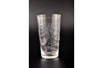 glass, "Chin-chin!", the beginning of the 20th cent., 9.9 x ( 4 / 5.5) см...