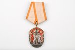 order, Badge of Honour, №120524, USSR, 40ies of 20 cent., 46 х 33 mm...