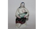 statuete, "Zīdītāja", porcelāns, PSRS, LFZ - Lomonosova porcelāna rūpnīca, modeļa autors - N.M.Mikla...