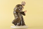 figurine, Clerk, porcelain, Riga (Latvia), USSR, Riga porcelain factory, molder - Leon Tomoshitsky,...