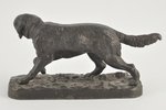 figurative composition, A Dog, cast iron, 11x22 cm, weight 2120 g., USSR, Maltseva-Pesochenskaya fac...