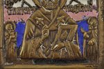 Nikolajs Brīnumdarītājs, vara sakausējuma, 5-krāsu emalja, Krievijas impērija, 6x5 cm, 77.6 g....