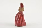 figurine, Singer, ceramics, sculpture's work, molder - Ivkovska (Rozental) Ļudmila, the 60ies of 20t...