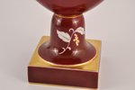 vase, Flower motif, M.S. Kuznetsov manufactory, Riga (Latvia), 1940, 46 cm, made to order, handpaint...