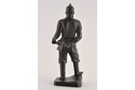 figurine, Yermak - the conuerer of Siberia, moulder P.P.Zabello, cast iron, 23.5 cm, weight 1220 g.,...