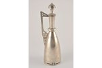 carafe, silver, russian Art Nouveau, 192.65 g, 22.5 cm, the beginning of the 20th cent., Russia, cra...