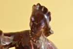 statuete, Tautas deja, keramika, Lietuva, PSRS, Kaunas kombināts "Daile", 20 gs. 60tie gadi, 29 cm...