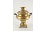 samovar, The factory of Vorontsov in Tula, shape - a turnip, Russia, weight 4640 g, height 39 cm...