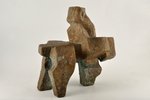 figurative composition, "Centaur", exhibition sculptor's work, bronze, 28.5 x 27.5 x 20 cm, weight 1...