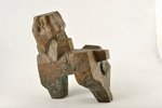 figurative composition, "Centaur", exhibition sculptor's work, bronze, 28.5 x 27.5 x 20 cm, weight 1...