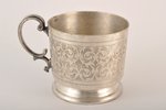 tea glass-holder, "Warszawa", "Fraget", Poland, the beginning of the 20th cent., height 7 cm...