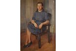 Зебериньш Индрикис (1882 - 1969), Женщина, 1950 г., холст, масло, 91 x 64 см...