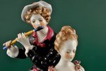 figurine, Musicians, porcelain, Austria, Vienna, the 2nd half of the 19th cent., 18 cm...