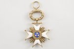 орден, Орден Трёх Звёзд 4-ой или 5-ой степени, серебро, Латвия, 20е-30е годы 20го века, 39x39 мм, 22...
