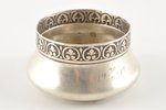 saltcellar, silver, 84 standard, 52.3 g, 3.5x6 cm, 1908, Moscow, Russia, craftsman - Pavel Amerikant...