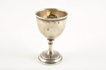 egg holder, silver, 875 standard, 21 g, 6.5 cm, the 20ties of 20th cent., Latvia...