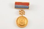 badge, State award, Latvia, USSR, 50х26 mm...