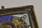 Nicholay  the Mirraclemaker, copper alloy, 5-color enamel, Russia, 6x5 cm, 77.6 g....