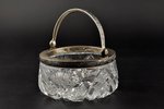 candy-bowl, silver, 875 standard, 7х11.5 cm, the 20-30ties of 20th cent., Latvia...