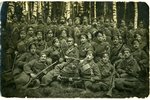 фотография, Латвийские стрелки, 4-ая рота валмиерского полка запаса, 1915 g. 15. oktobris г., 9 x 14...
