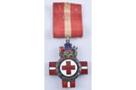 знак, Знак Красного Креста 2-ой степени Латвийской Республики, серебро, Латвия, 20е-30е годы 20го ве...