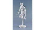 figurine, A Gymnast, bisque, Riga (Latvia), USSR, Riga porcelain factory, the 60-70ies of 20th cent....