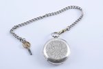 pocket watch, "Georges Favre Jaсot", Switzerland, the 2nd half of the 19th cent., silver, 84 standar...