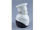 figurine, A Salt-cellar "Cook", porcelain, Riga (Latvia), M.S. Kuznetsov manufactory, the 30ties of...
