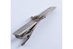 a tie clasp, silver, 800 standard, 8.15 g., the item's dimensions 6x1см cm...
