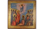 Ascension, board, painting, Russia, the 19th cent., 56x55 cm...