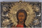 The Almighty Saviour, board, silver, painting, Russia, 1787, 36x31 cm...