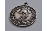 jetton, The 3-year anniversary of Г.В.П.О., silver, Russia, 1908, 30x30 mm, 11.45 g...