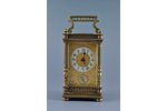carriage clock, France, the 2nd half of the 19th cent., 16x7.5 cm...