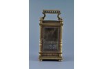 каретные часы, Франция, 2-я половина 19-го века, 16x7.5 см...