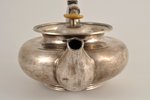 small teapot, silver, Count's coat of arms (9 pearls on the crown), 84 standard, 756.35 g, 10 x 25 c...