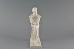 figurine, A Gymnast Sitting with a Hoop, porcelain, USSR, sculpture's work, LFZ - Lomonosov porcelai...