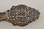 desert-tongs, silver, 875 standard, 62.65 g, 19 cm, the 20-30ties of 20th cent., Latvia...