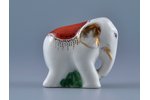 figurine, A Little Elephant, porcelain, USSR, LFZ - Lomonosov porcelain factory, the 40ies of 20th c...