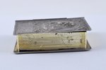 a tabernacle, silver, 16.45 g, 5x4x1.5 cm, the beginning of the 20th cent., Russia...