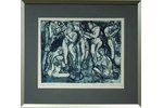 Ņikitins Arturs (1936), Eņģeļu sacelšanās, 1968 g., papīrs, oforts, 28x34 cm...