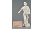 figurine, A Sower, porcelain, Riga (Latvia), M.S. Kuznetsov manufactory, molder - Augusta Silina, th...
