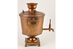 samovar, Ivan Pushkov, tombac, Russia, the border of the 19th and the 20th centuries, weight 2870 g,...