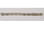 браслет, с эмалями, серебро, 916 проба, 13.65 г., диаметр браслета 5 см, 50-е годы 20го века, СССР,...